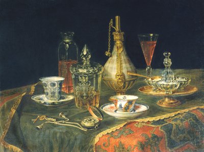 Cristal da Boêmia, chá e um relógio de Christian Berentz